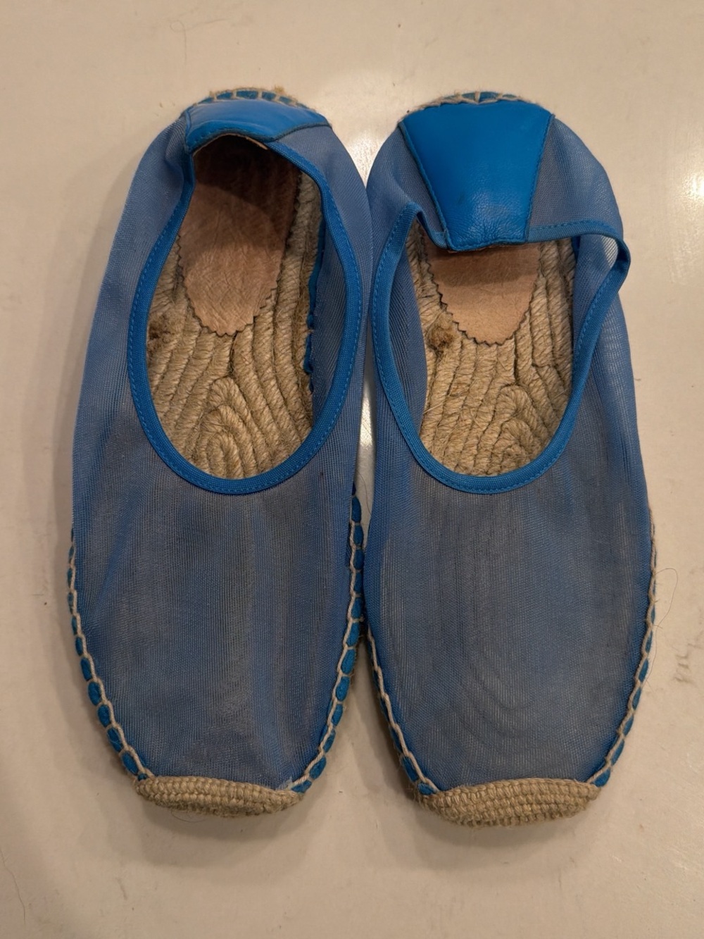 J. Crew Blue Espadrille Flats